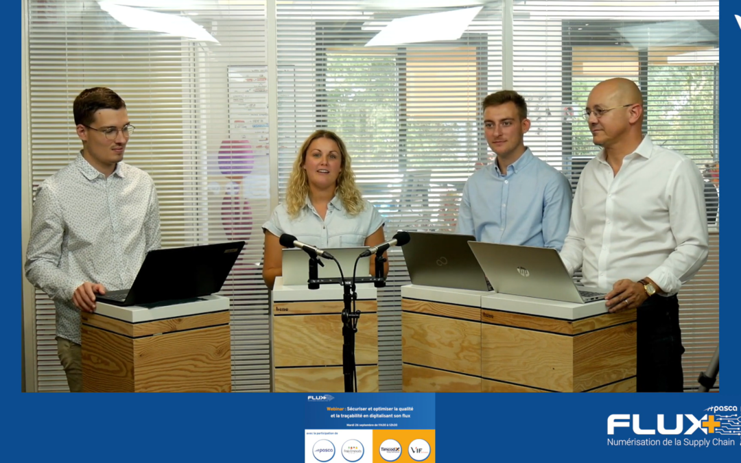 Webinar : Sécuriser et optimiser la qualité et la traçabilité en digitalisant son flux 